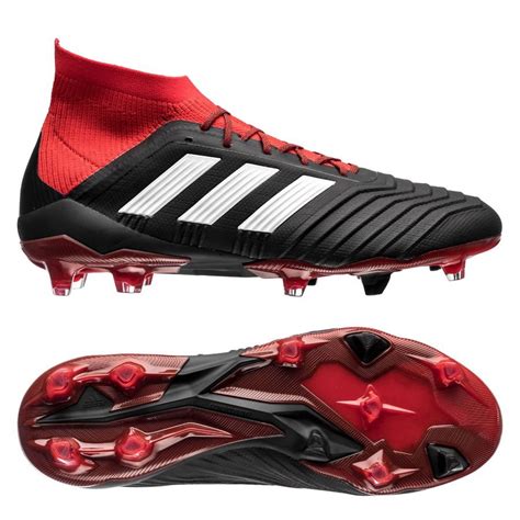 adidas predator 18.1 fg ag team mode zwart wit rood|Adidas 18.1 fg boots.